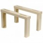 Juego soportes suelo nivelables medianos SOPORTESC 450x400mm