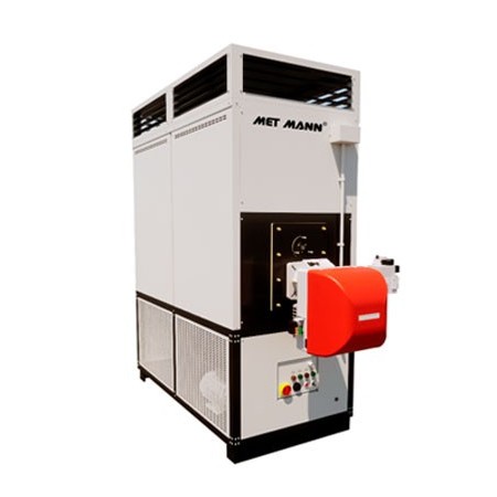 Generador aire caliente vertical MET MANN MM-250-G 250kW sin quemador