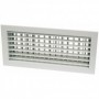 Reja de impulsión de doble deflexión ESCOCLIMA REDD 300x200mm lacada blanco