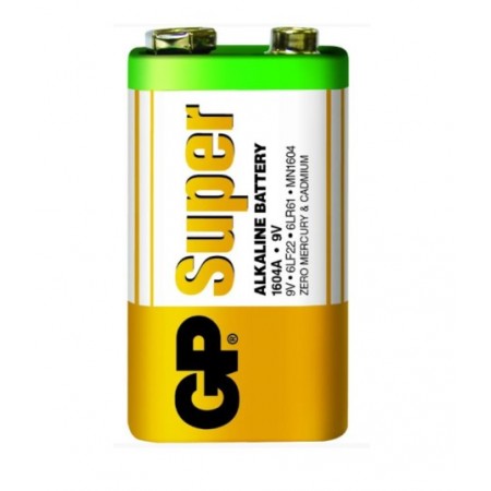 Blíster 1 ud pila alcalina 9V GP SUPER LR09
