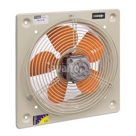 Ventilador helicoidal mural pared SODECA HCD-25-4M Ø250mm dirección aire motor-hélice