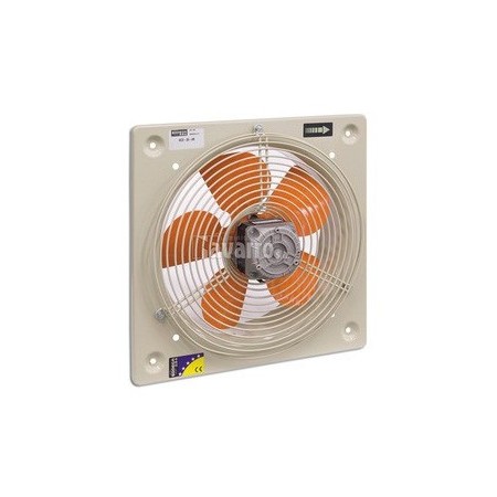 Ventilador helicoidal mural pared SODECA HCD-25-4M Ø250mm dirección aire motor-hélice