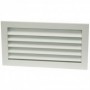 Reja retorno aletas fijas a 45º ESCOCLIMA RER 1000x150mm lacada blanco