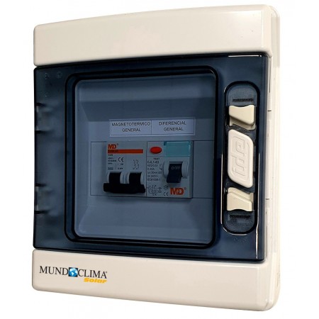 Caja protecciones fotovoltaica MUNDOCLIMA SOLAR AC monofásica hasta 5700W