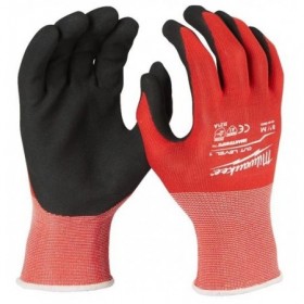 Guantes anticorte nivel 1/A MILWAUKEE CUT GLOBES talla 9/L