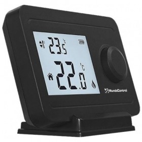 Termostato ambiente digital MUNDOCONTROL  EASY RADIO NEGRO