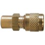 VALVULA OBUS PARA 1/4" SOLDAR CON TAPON NORMAL