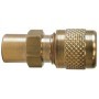 VALVULA OBUS PARA 1/4" SOLDAR CON TAPON NORMAL