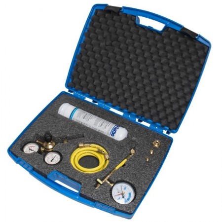 Maleta kit para pruebas de estanqueidad con cartucho de nitrógeno