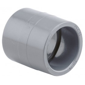 Manguito unión PVC Ø16