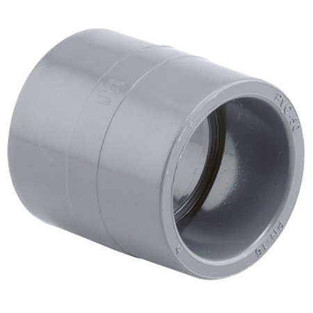 Manguito unión PVC Ø16