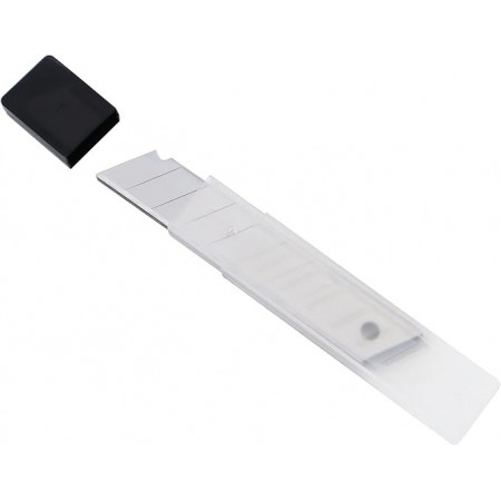 Paquete 10 uds Cuchillas de acero para cúter MERCATOOLS 18mm