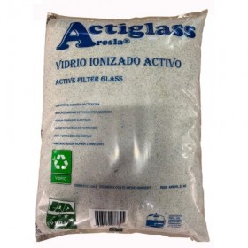 Saco 21kg Vidrio ionizado eco filtrante para filtro piscina 0.45 a 1mm grado 1
