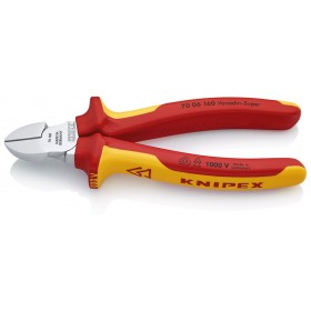 Alicate corte diagonal aislado KNIPEX 160mm