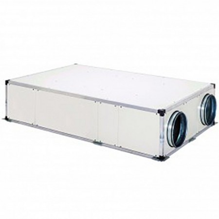 Recuperador calor horizontal incluye batería agua sin control S&P CADB-HE-DC 04 LH ECOWATT