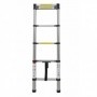 Escalera telescópica de aluminio MERCATOOLS 2m 6 peldaños