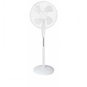 Ventilador de pie oscilante base redonda MERCAFAN WHITE Ø40cm 40W 230VAC