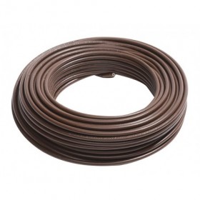 Rollo 200m cable eléctrico libre halógenos marrón CPR VOLTIMERC ES07Z1-K 1.5mm²