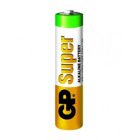 Blíster 4 uds pila alcalina 1.5V GP SUPER LR03 AAA