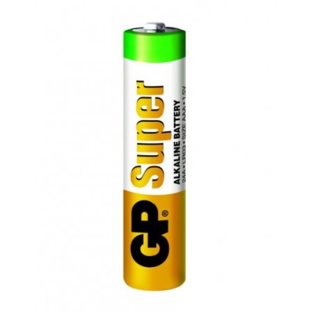 Blíster 4 uds pila alcalina 1.5V GP SUPER LR03 AAA