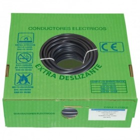 Rollo 200m cable eléctrico libre halógenos negro CPR VOLTIMERC ES07Z1-K 1.5mm²