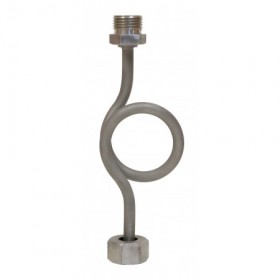 Lira tubo sifón inoxidable PN20 para manómetro 1/4"