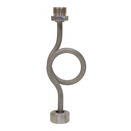 Lira tubo sifón inoxidable PN20 para manómetro 1/4"