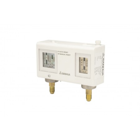PRESOSTATO DE ALTA Y BAJA  SANHUA MODELO PS15AAL-S51 CON REARME AUTOMATICO AUTOMATICO