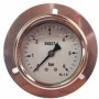 Manómetro glicerina Ø63mm horizontal con aro frontal 1/4" 0 a 6bar