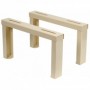 Juego soportes suelo nivelables grandes SOPORTESC 520x400mm