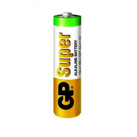 Blíster 4 uds pila alcalina 1.5V GP SUPER LR06 AA