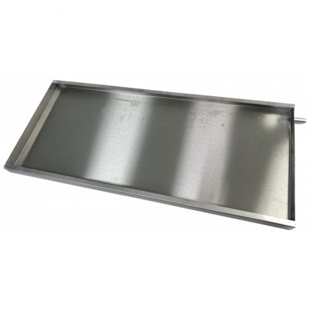 Bandeja condensados inoxidable super desagüe Ø14 lateral 475x1100mm