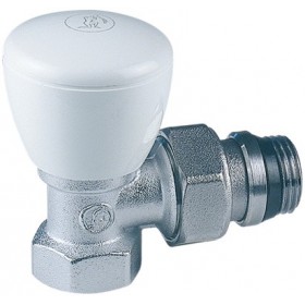 Valvula radiador Giacomini manual escuadra 1/2"  R5TG macho-hembra