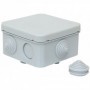 Caja eléctrica empalmes estanca de superficie con conos IP66 100x100x55mm