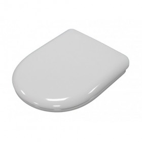 Asiento wc universal "Ekana" blanco caida amortiguada