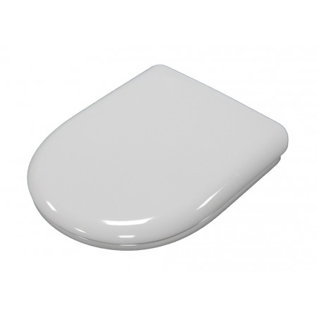 Asiento wc universal "Ekana" blanco caida amortiguada