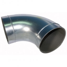 Codo 90º Ø200mm aislado 5 mm MERCATUB Macho-Macho