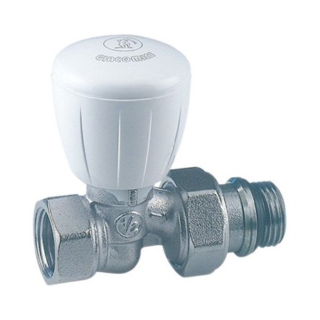 Válvula radiador Giacomini termostatizable recta R422TG 3/8"macho-hembra