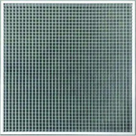 Reja retorno de reticula para placa de falso techo ESCOCLIMA RER-RTI  595X595 plata mate