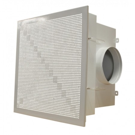 Unidad terminal LAMSEAL 6/6 con placa perforada 690x690x425mm Ø250 para filtro absoluto 610x610x69mm