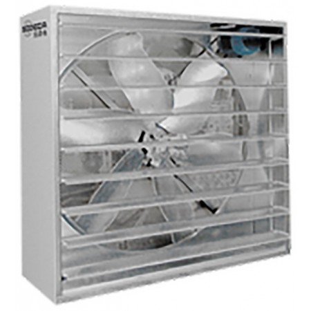 Ventilador helicoidal gran diámetro hélice inoxidable transmisión SODECA HGI-125-T-1.5CV