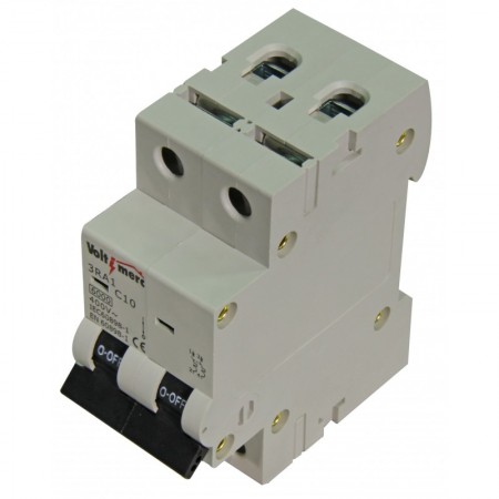 Interruptor magnetotérmico 2P 20A 6kA VOLTIMERC 3RA1