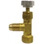 VALVULA CIERRE ESCUADRA 1/4" MACHO - 1/4" HEMBRA BOTELLAS RELLENABLES