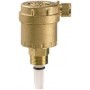 Purgador aire automatico de columna 1/2" con valvula interceptacion en laton Giacomini R88/1