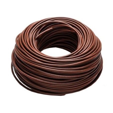 Rollo 100m cable eléctrico libre halógenos marrón CPR VOLTIMERC ES07Z1-K 2.5