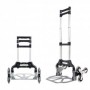 Carretilla de transporte manual plegable de aluminio con ruedas salvaescaleras MERCATOOLS 100kg