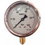 Manómetro glicerina Ø63mm vertical 1/4" 0 a 100bar