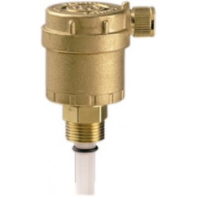 Purgador aire automatico de columna 3/8" con valvula interceptacion en laton Giacomini R88/1