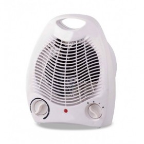 Termoventilador eléctrico portátil con termostato y dos potencias MERCALOR 2000W 230VAC