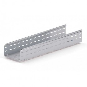 Metro bandeja portacables perforada enchufable en acero galvanizado sendzimir INTERFLEX VIATEC ALA 110 110 x 200mm